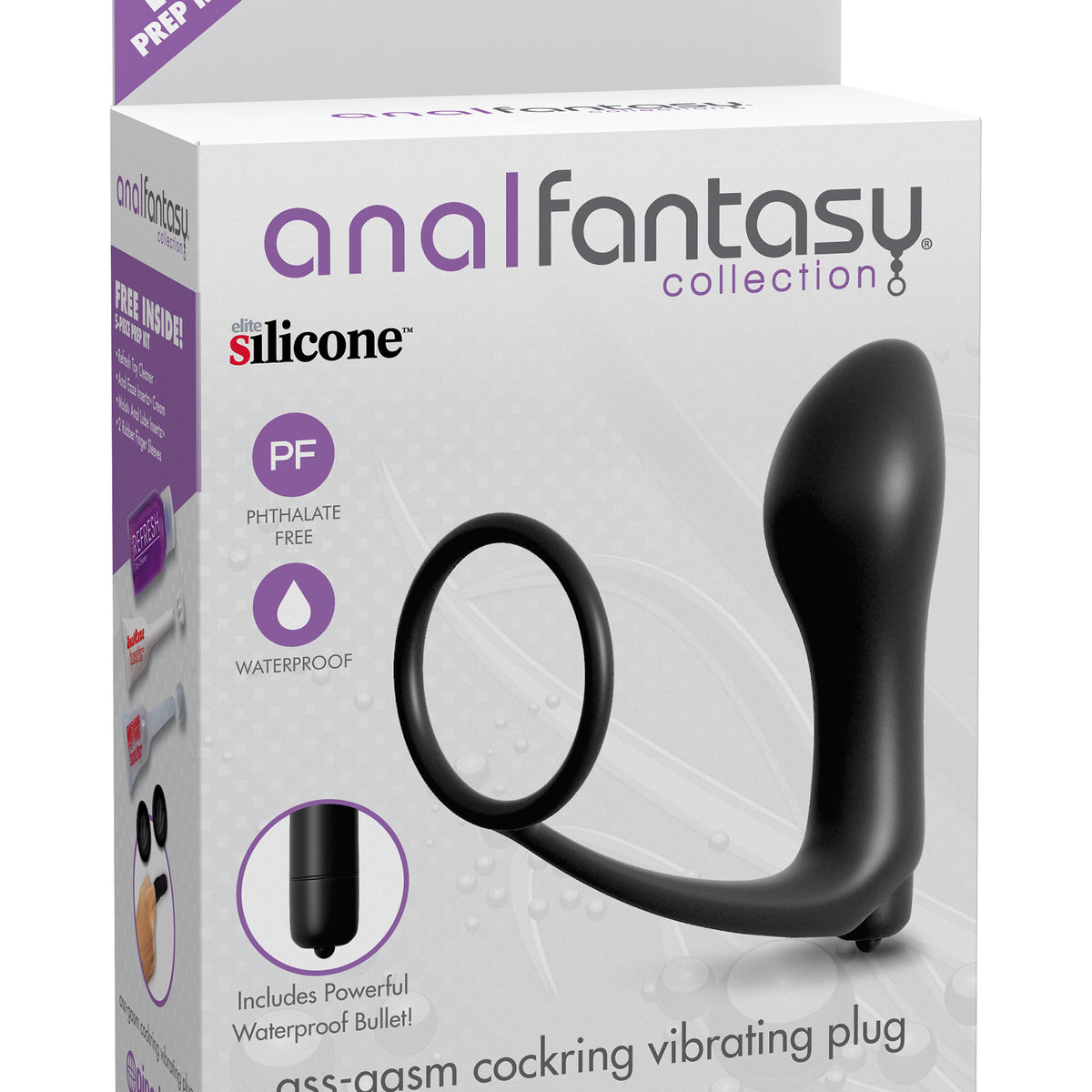 Anal Fantasy Collection Ass Gasm Cockring Plug  | For Enhanced Erections and Intense Prostate Stimulation Pipedream