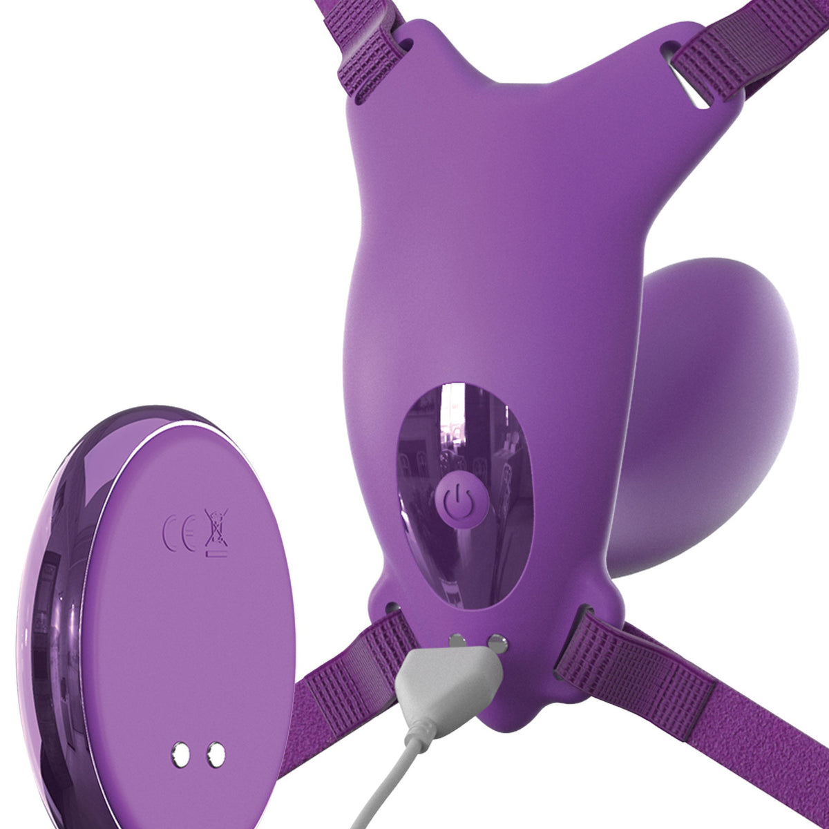 Fantasy for Her Ultimate G-Spot Butterfly Strap-on - Purple Pipedream