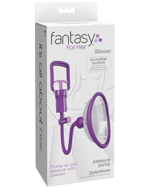 Fantasy for Her Manual Pleasure Pump - Purple Pipedream