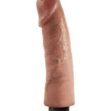 King Cock 9 Inch Vibrating Cock - Tan Pipedream