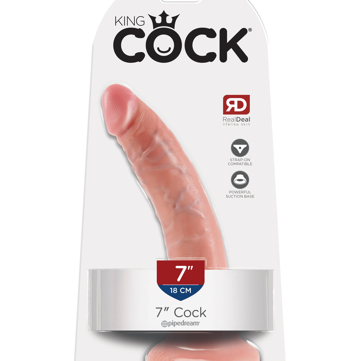 King Cock 7-Inch Cock - Flesh Pipedream