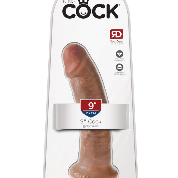 King Cock  9 Inch Cock - Tan Pipedream