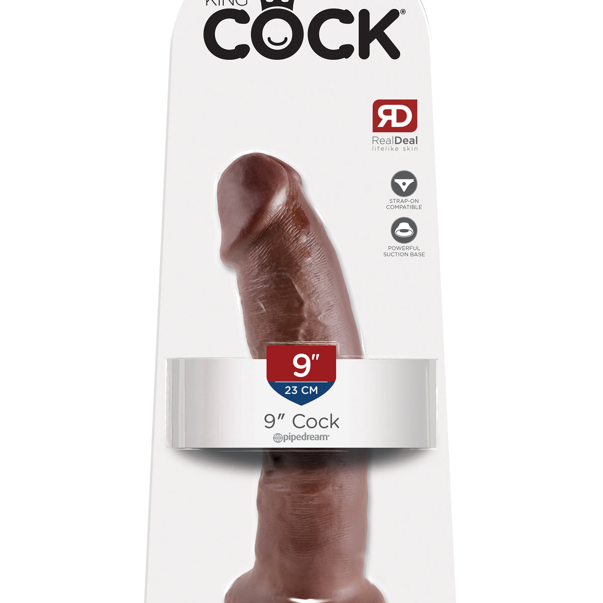 King Cock 9-Inch Cock - Brown Pipedream