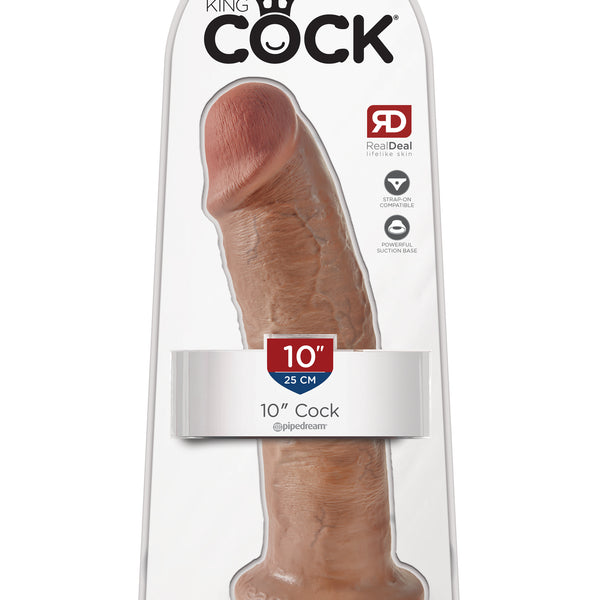 King Cock  10 Inch Cock - Tan Pipedream