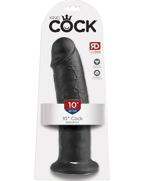 King Cock 10-Inch Cock - Black Pipedream