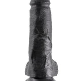 King Cock 8-Inch Cock With Balls - Black Pipedream