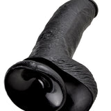 King Cock 9-Inch Cock With Balls - Black Pipedream