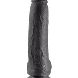 King Cock 9-Inch Cock With Balls - Black Pipedream