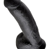 King Cock 9-Inch Cock With Balls - Black Pipedream