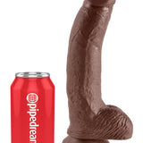 King Cock 9-Inch Cock With Balls - Brown Pipedream