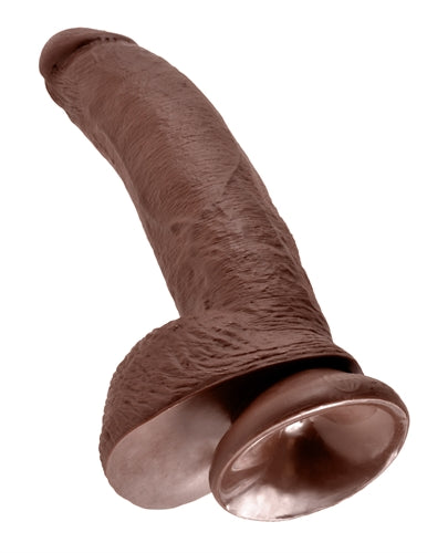 King Cock 9-Inch Cock With Balls - Brown Pipedream