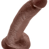 King Cock 9-Inch Cock With Balls - Brown Pipedream