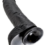 King Cock 10-Inch Cock With Balls - Black Pipedream