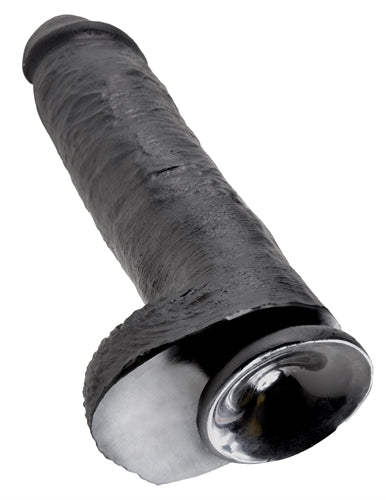 King Cock 11 Inch With Balls - Black Pipedream