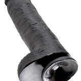 King Cock 11 Inch With Balls - Black Pipedream