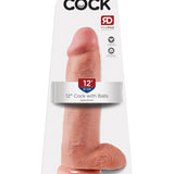 King Cock 12 Inch Cock With Balls - Flesh Pipedream