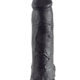 King Cock 12 Inch Cock With Balls - Black Pipedream