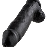 King Cock 12 Inch Cock With Balls - Black Pipedream