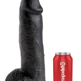 King Cock 12 Inch Cock With Balls - Black Pipedream