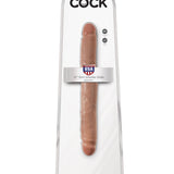 King Cock  12 Inch Slim Double Dildo - Tan Pipedream