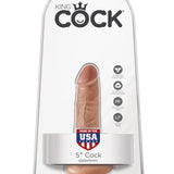 King Cock 5 Inch Cock - Tan Pipedream