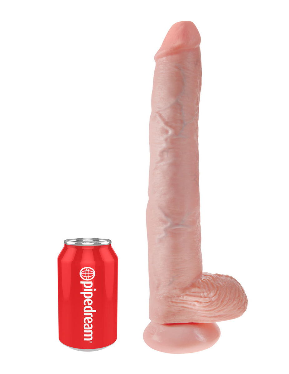 King Cock 14 Inch Cock With Balls - Light Pipedream