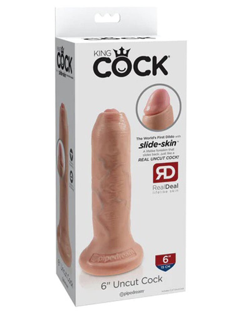 King Cock 6 Inch Uncut - Light Pipedream