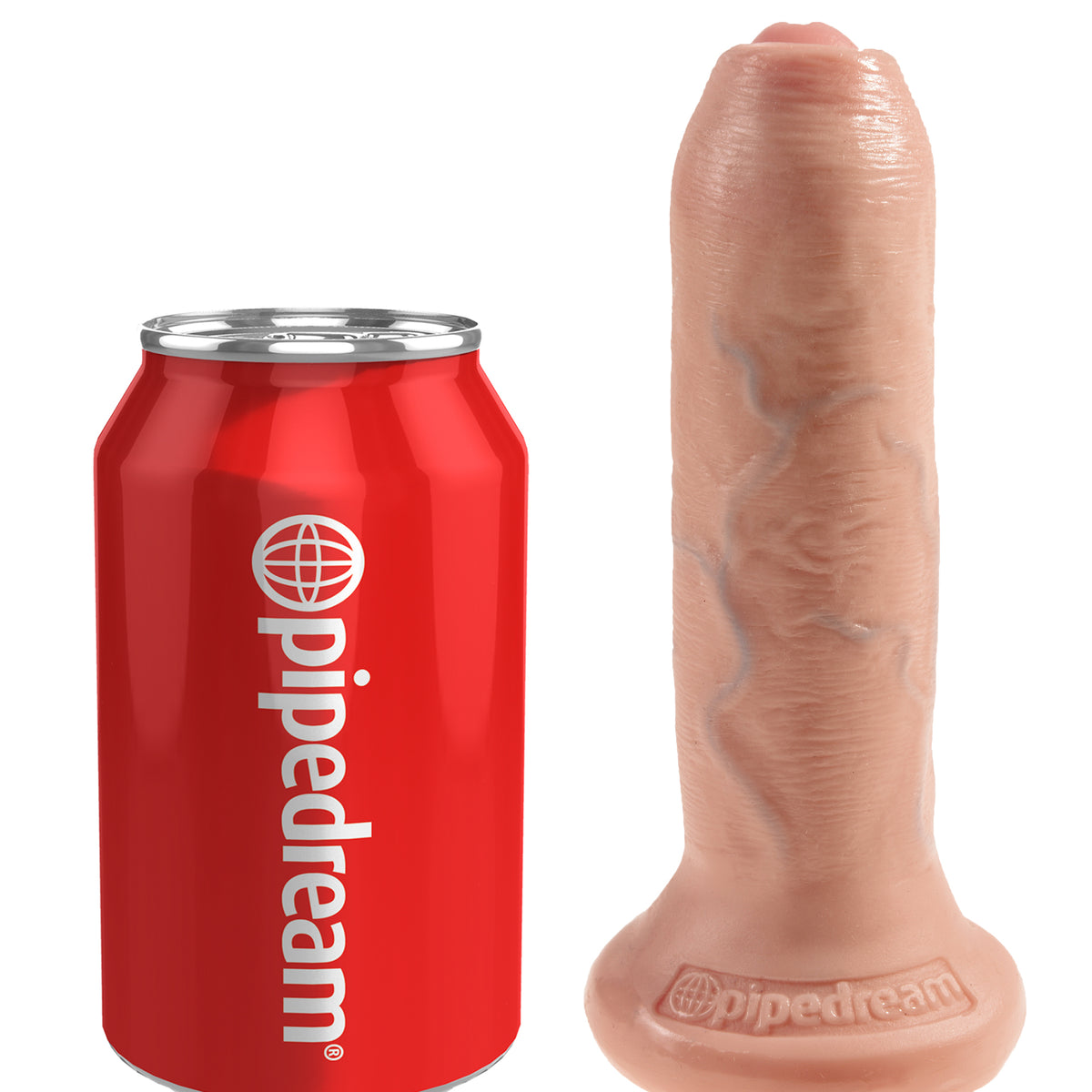 King Cock 6 Inch Uncut - Light Pipedream