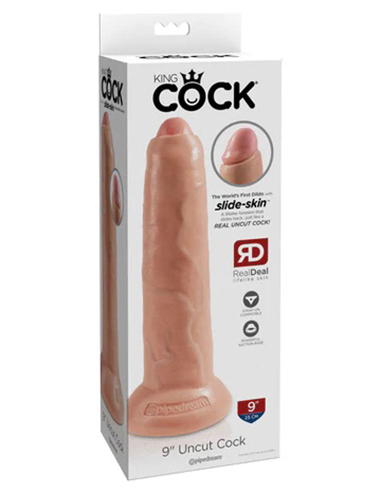 King Cock 9 Inch Uncut - Flesh Pipedream