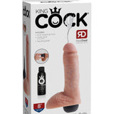 King Cock 8 Inch Squirting Cock With Balls - Light Pipedream