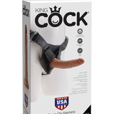 King Cock Strap-on Harness With 7 Inch Cock - Tan Pipedream