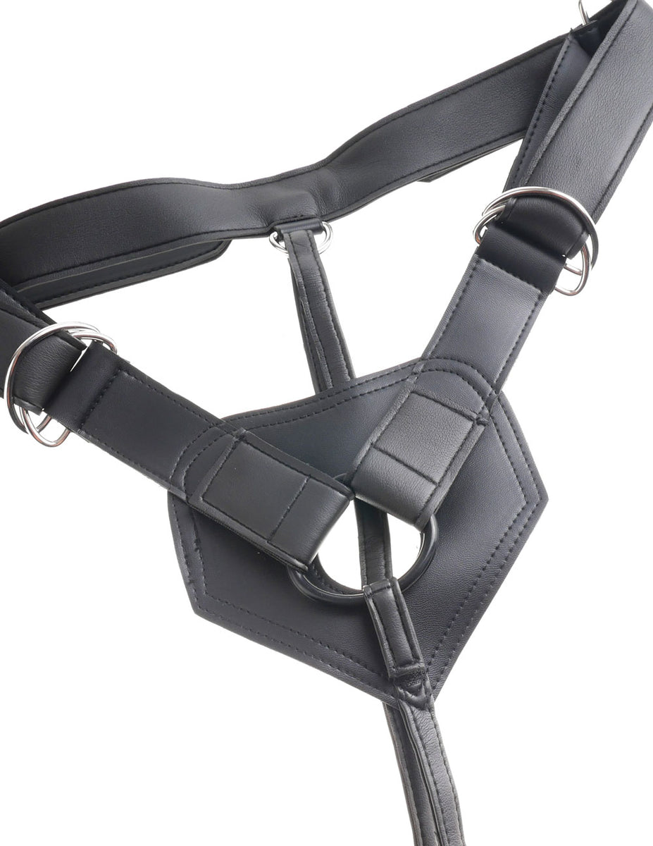 King Cock Strap-on Harness With 7 Inch Cock - Tan Pipedream