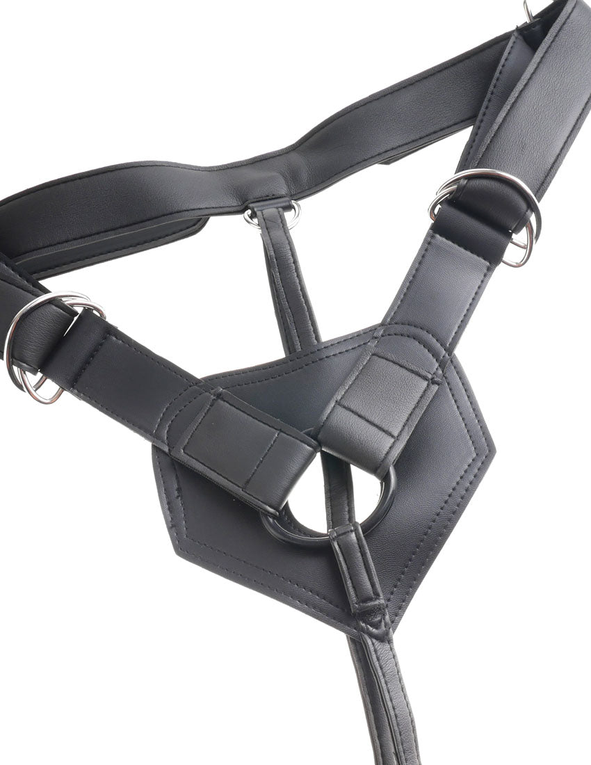 King Cock Strap-on Harness With 8 Inch Cock - Tan Pipedream