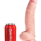 King Cock Plus Triple Density 8 Inch Cock With Balls - Flesh Pipedream