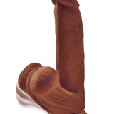 8 Inch Triple Density Cock With Swinging Balls -  Brown Pipedream