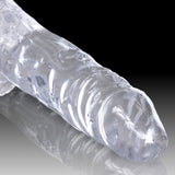 King Cock Clear 4 Inch Cock With Balls Pipedream