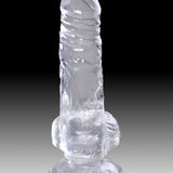 King Cock Clear 4 Inch Cock With Balls Pipedream