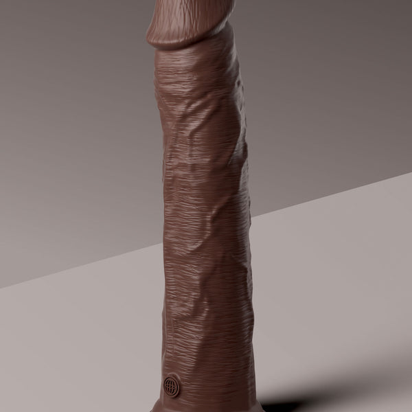 King Cock Elite 11 Inch Silicone Dual Density Cock - Brown Pipedream