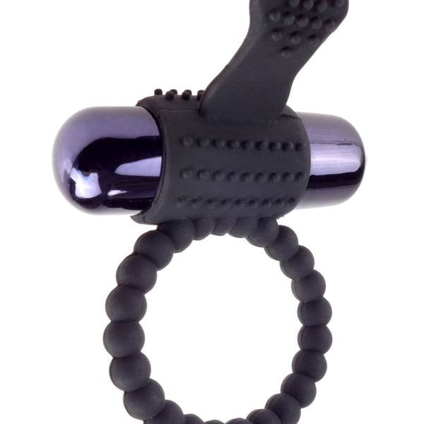 Fantasy C-Ringz Vibrating Silicone Super Ring  Black Pipedream