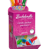 Bachelorette Party Favors Candy Pecker Pacifier 48 Pieces Display Pipedream