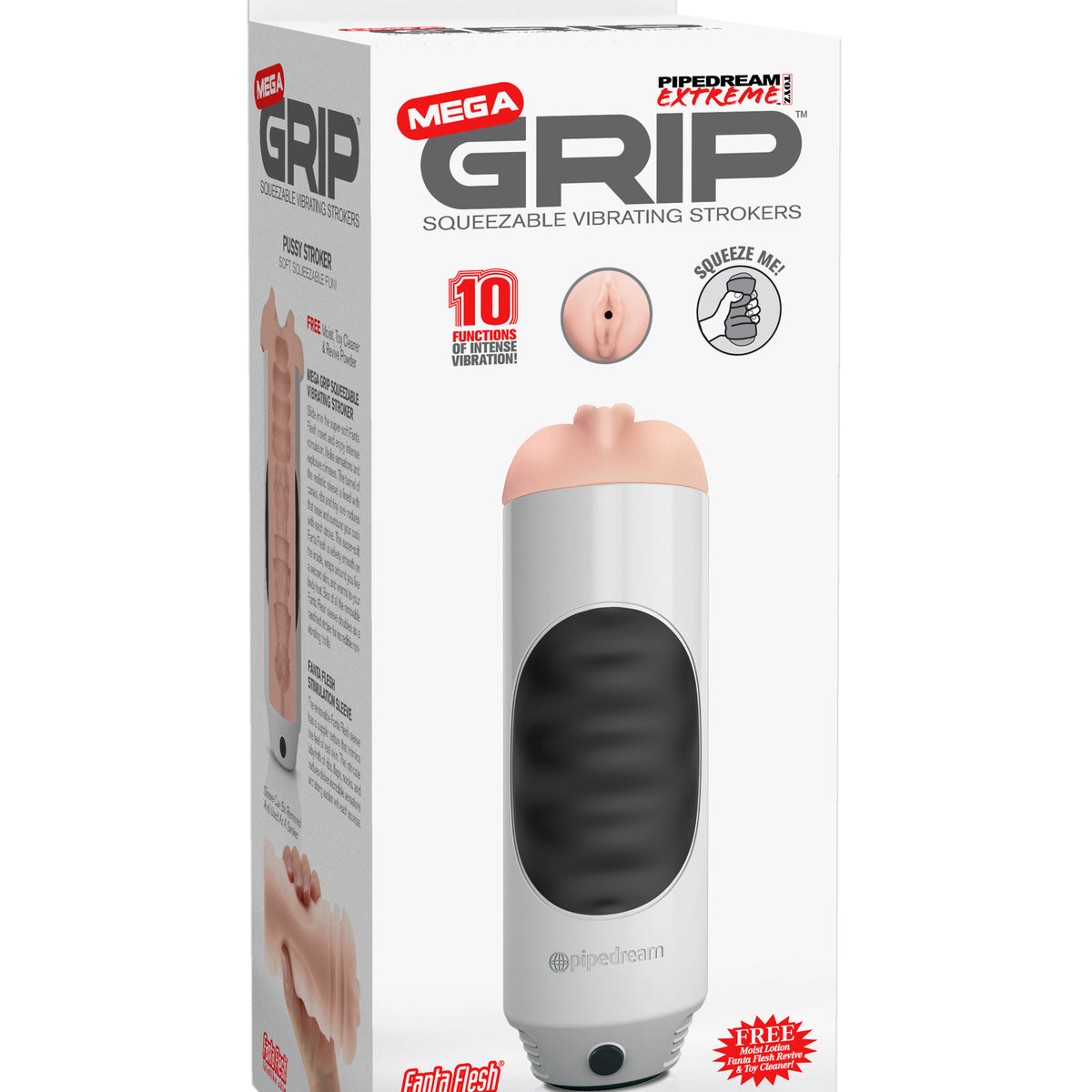 Extreme Toyz Mega Grip Vibrating Pussy Stroker PDX Brands