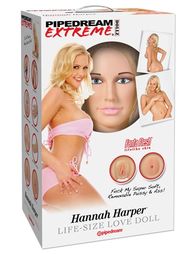 Pipedream Extreme Dollz Hannah Harper Life Size Love Doll PDX Brands