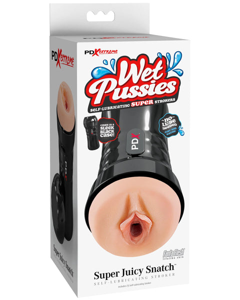 Wet Pussies - Super Juicy Snatch Self-Lubricating  Stroker - Light PDX Brands