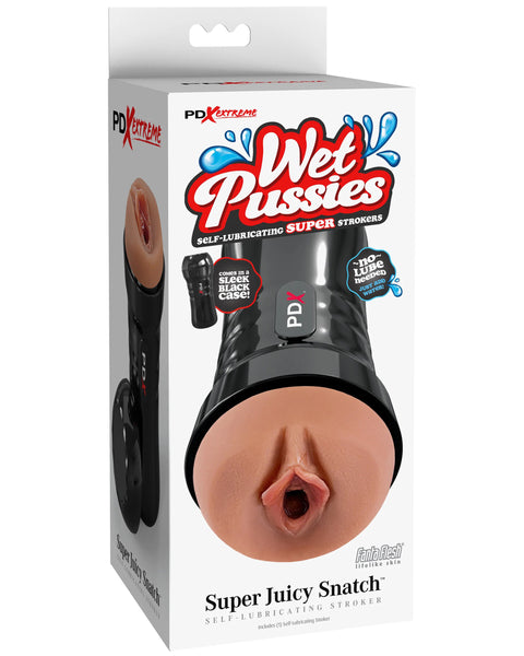 Wet Pussies - Super Juicy Snatch Self-Lubricating  Stroker - Brown PDX Brands