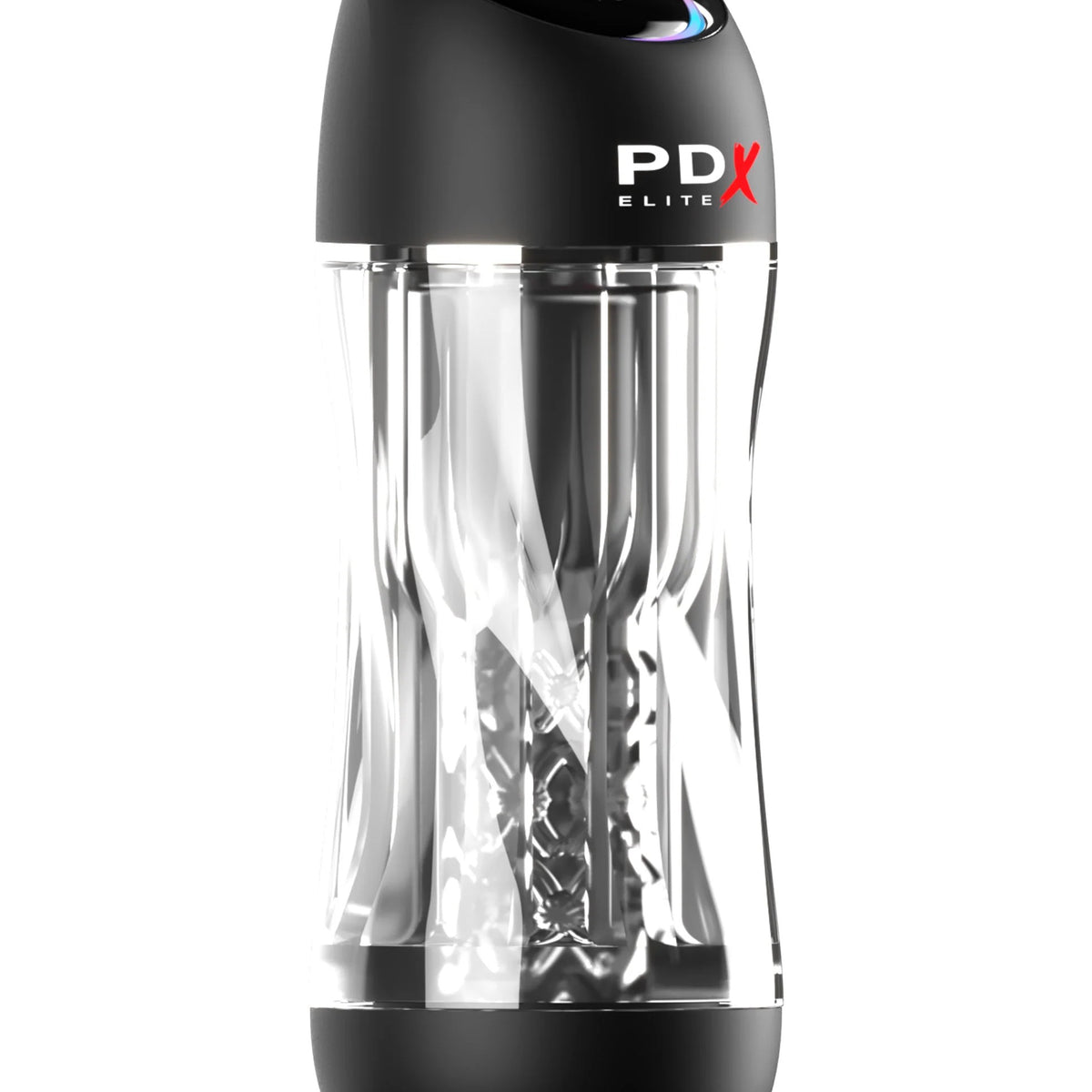 Pdx Elite Viewtube Pro - Black/clear Pipedream