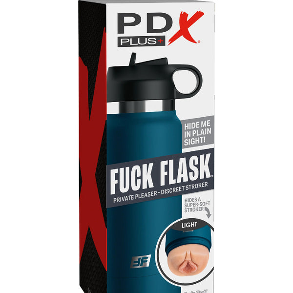 Fuck Flask - Private Pleaser - Blue Bottle - Light PDX Brands