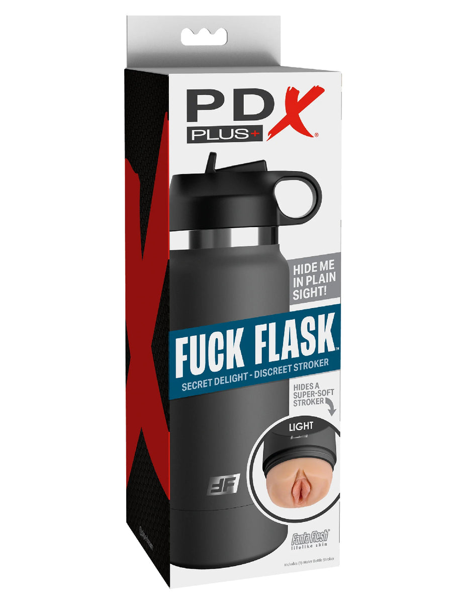 Fuck Flask - Secret Delight - Grey Bottle - Light PDX Brands