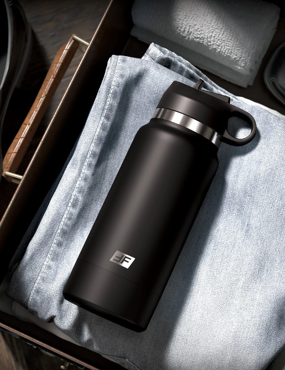 Fap Flask - Thrill Seeker - Black Bottle - Frosted PDX Brands