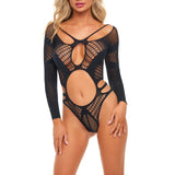 On Chokehold Bodysuit - One Size - Black Pink Lipstick