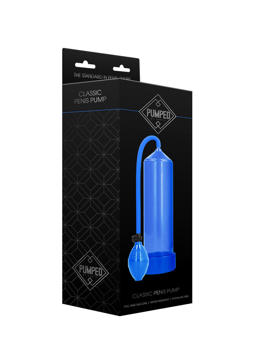 Classic Penis Pump - Blue Shots Pumped